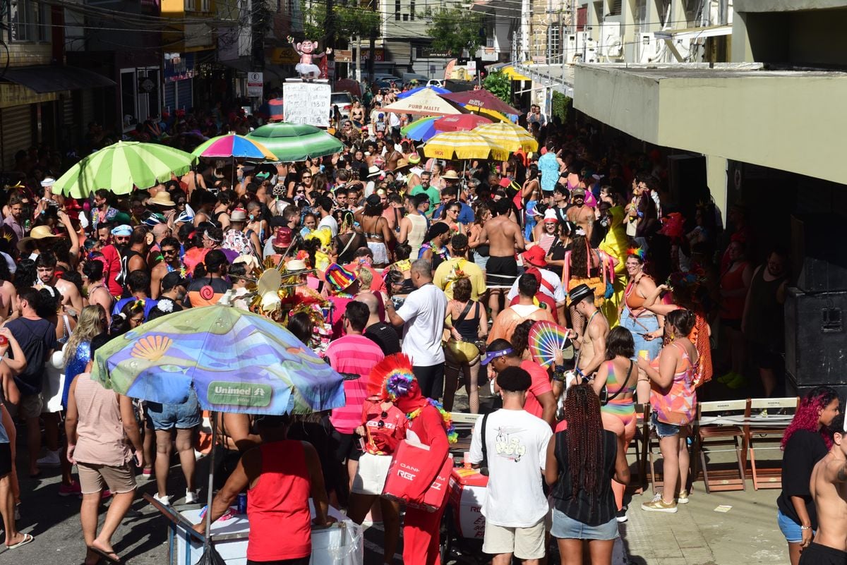 Bloco Vai que Gama, no Centro de Vitória