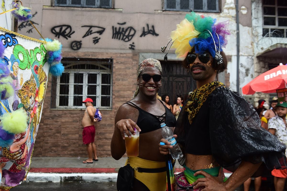 Bloco Amigos da Onça, no Centro de Vitória por Ricardo Medeiros