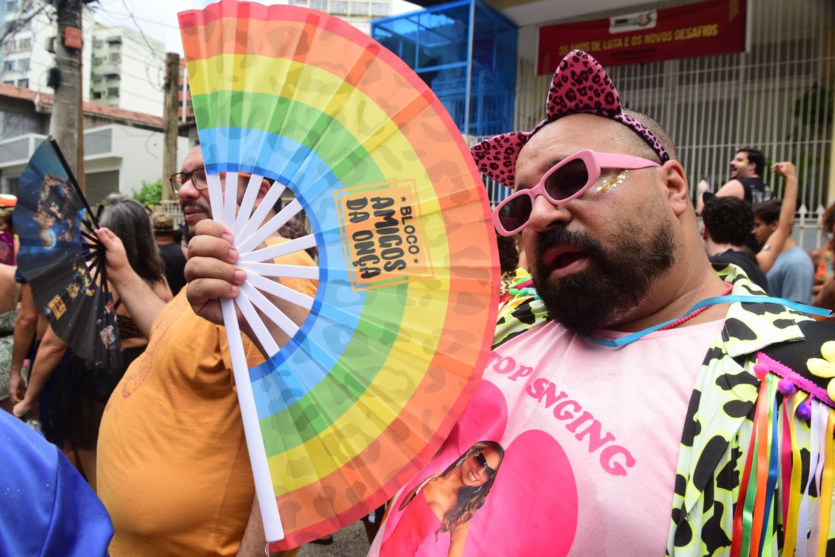 Bloco Amigos da Onça, no Centro de Vitória por Ricardo Medeiros