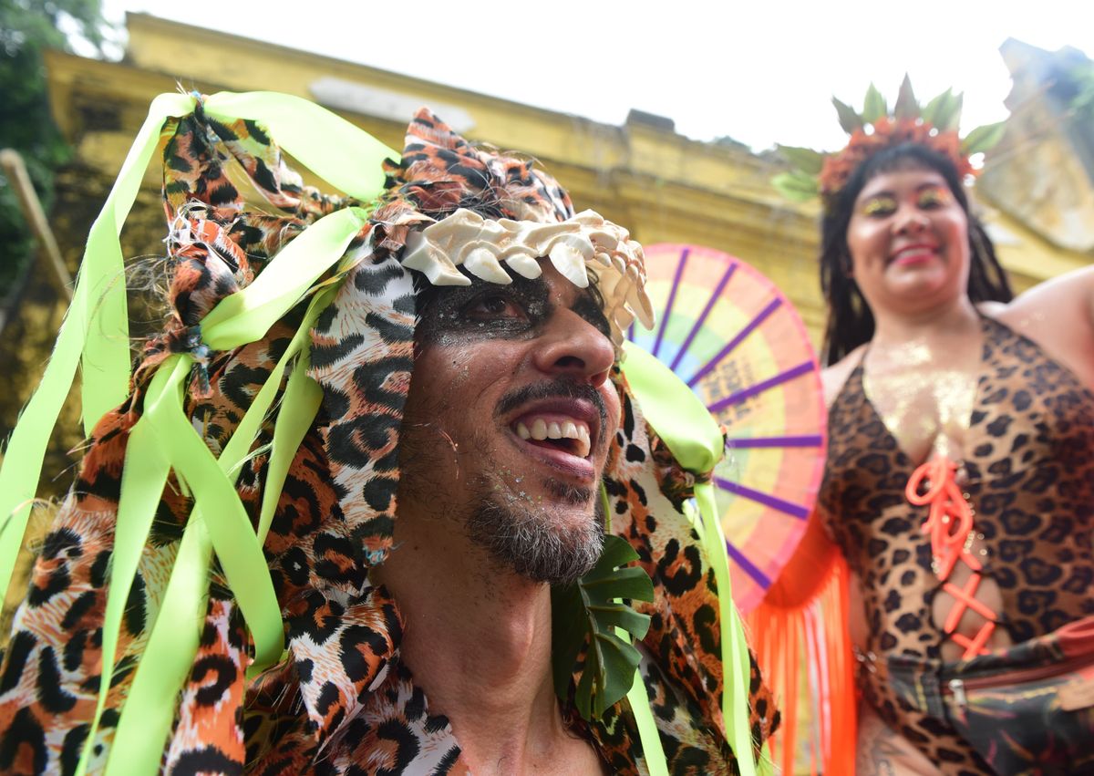 Bloco Amigos da Onça, no Centro de Vitória por Ricardo Medeiros