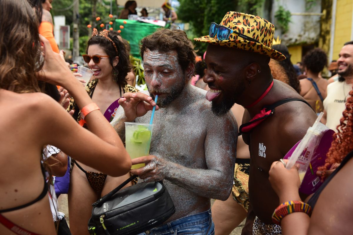 Bloco Amigos da Onça, no Centro de Vitória por Ricardo Medeiros