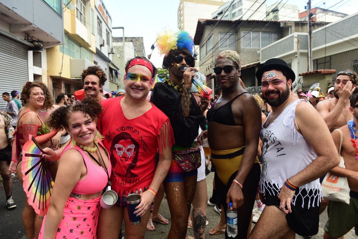 Bloco Amigos da Onça, no Centro de Vitória por Ricardo Medeiros