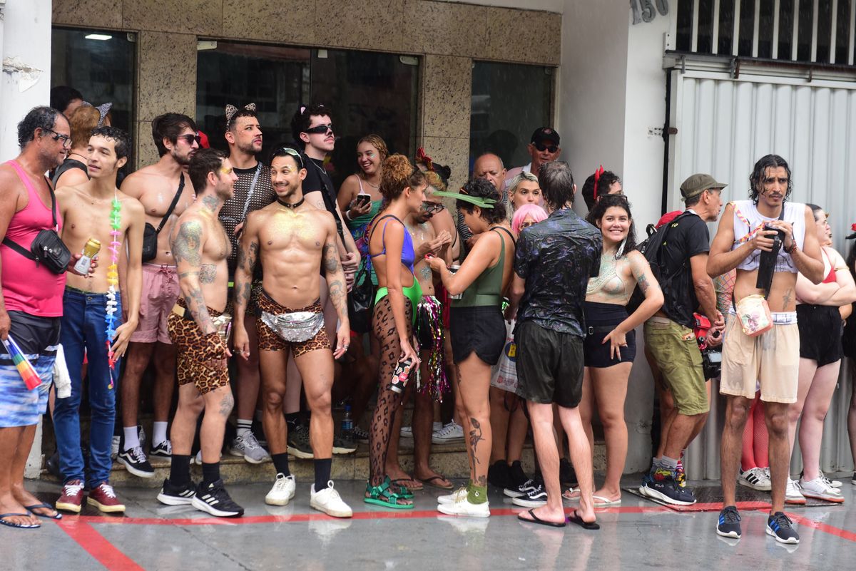 Bloco Amigos da Onça, no Centro de Vitória por Ricardo Medeiros