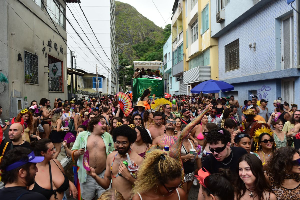Bloco Amigos da Onça, no Centro de Vitória por Ricardo Medeiros