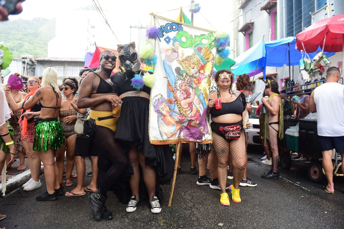 Bloco Amigos da Onça, no Centro de Vitória por Ricardo Medeiros