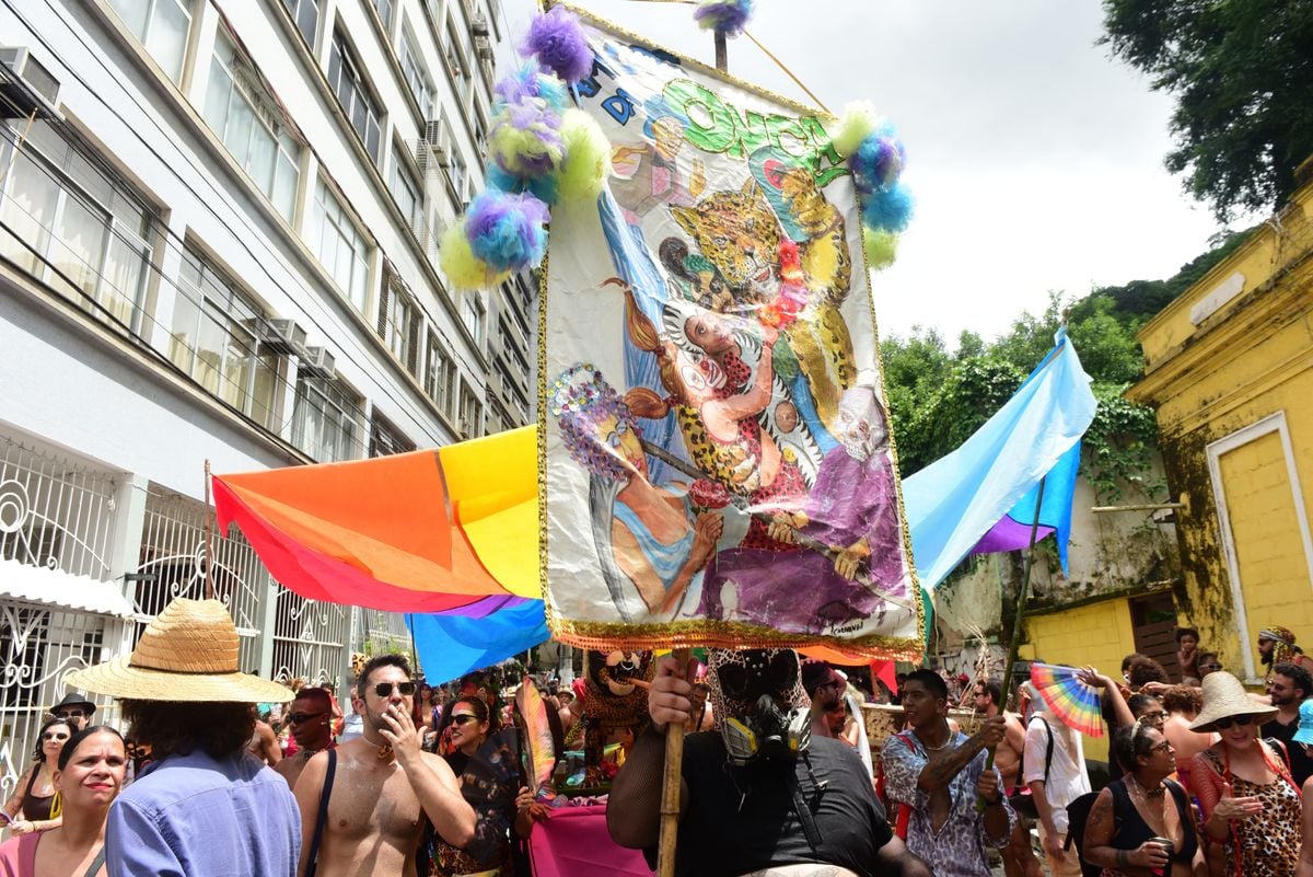 Bloco Amigos da Onça, no Centro de Vitória