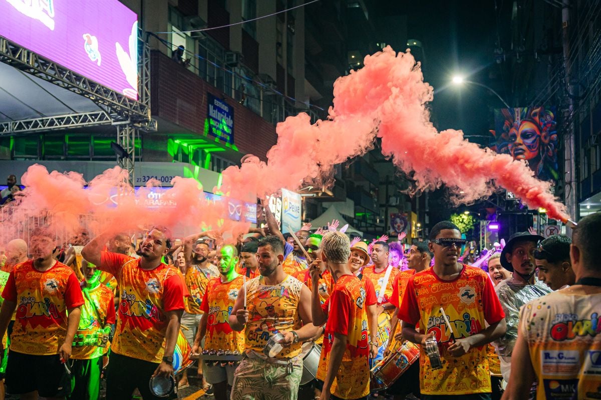 Bloco Olaria, em Guarapari 