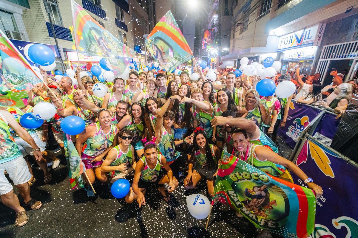 Bloco Vai na Fé, em Guarapari
