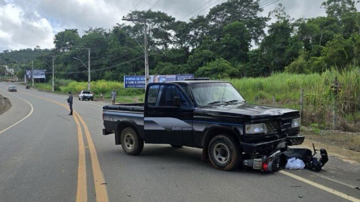 Motociclista morre em grave acidente com caminhonete em São Gabriel da Palha