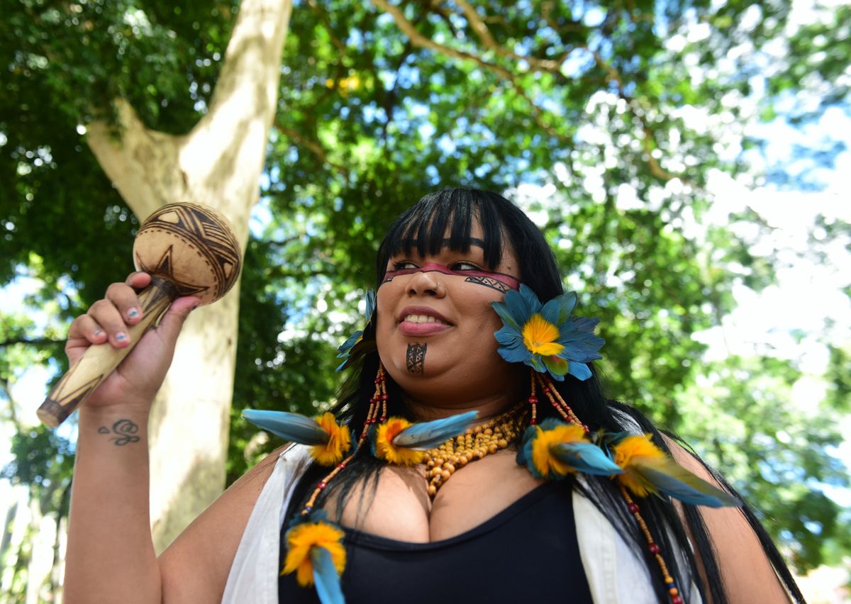 Ato pelo Dia Internacional da Mulher no centro de Vitória por Ricardo Medeiros
