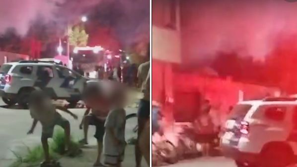 Corpo de Bombeiros foi acionado para apagar as chamas na casa no bairro Planalto, em Linhares