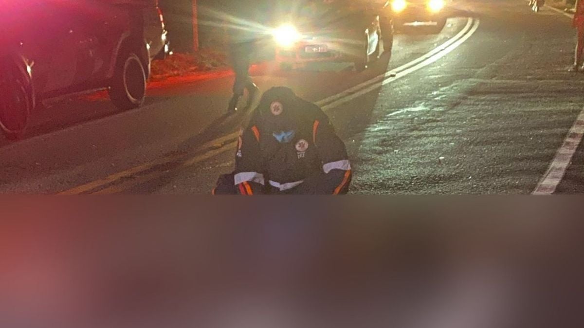 Motociclista bate em barreira de proteção na ES 060 em Itapemirim