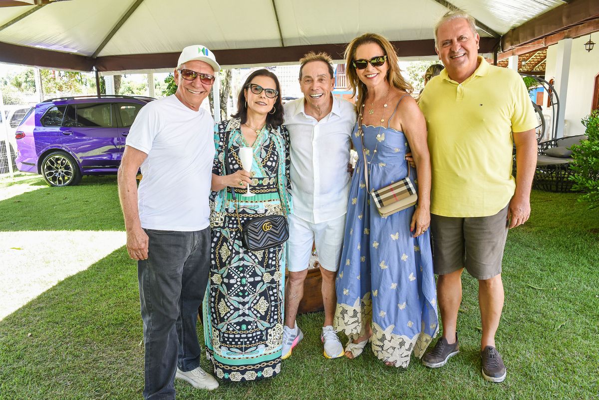 Helio e Soninha Schneider, Valdecir Torezan, Denise e Guilherme Gazzinelli