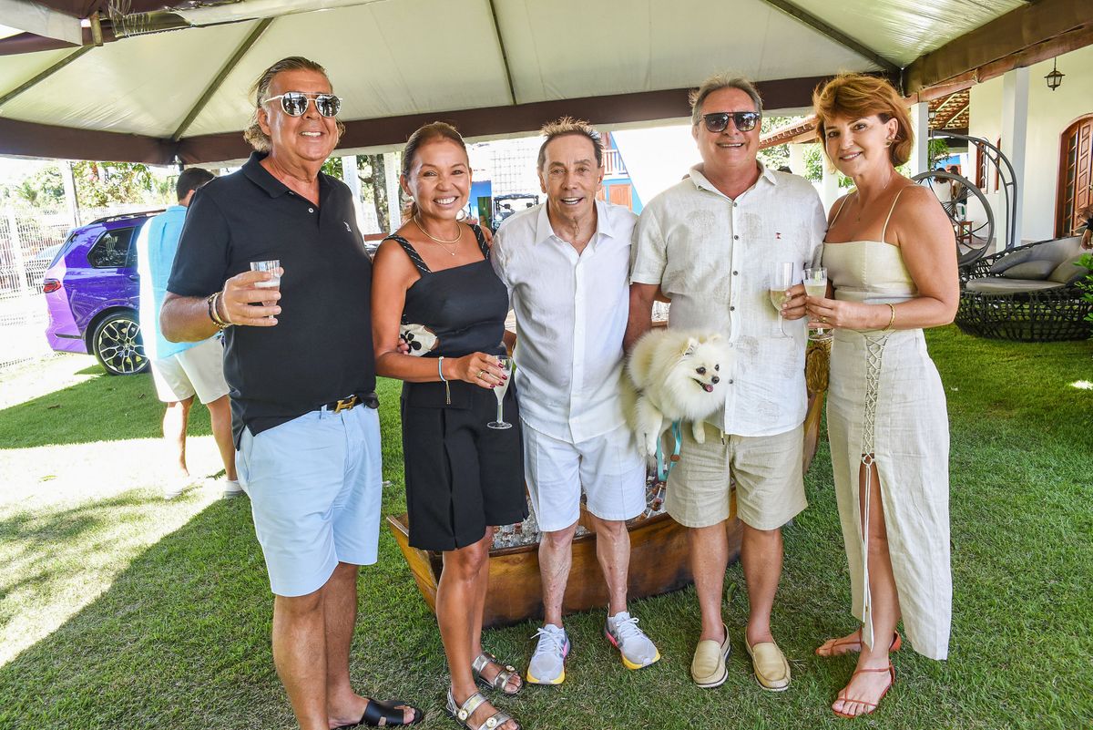 Tony e Ana Ferreira, Valdecir Torezani, Sérgio Almenara e Solange Lube
