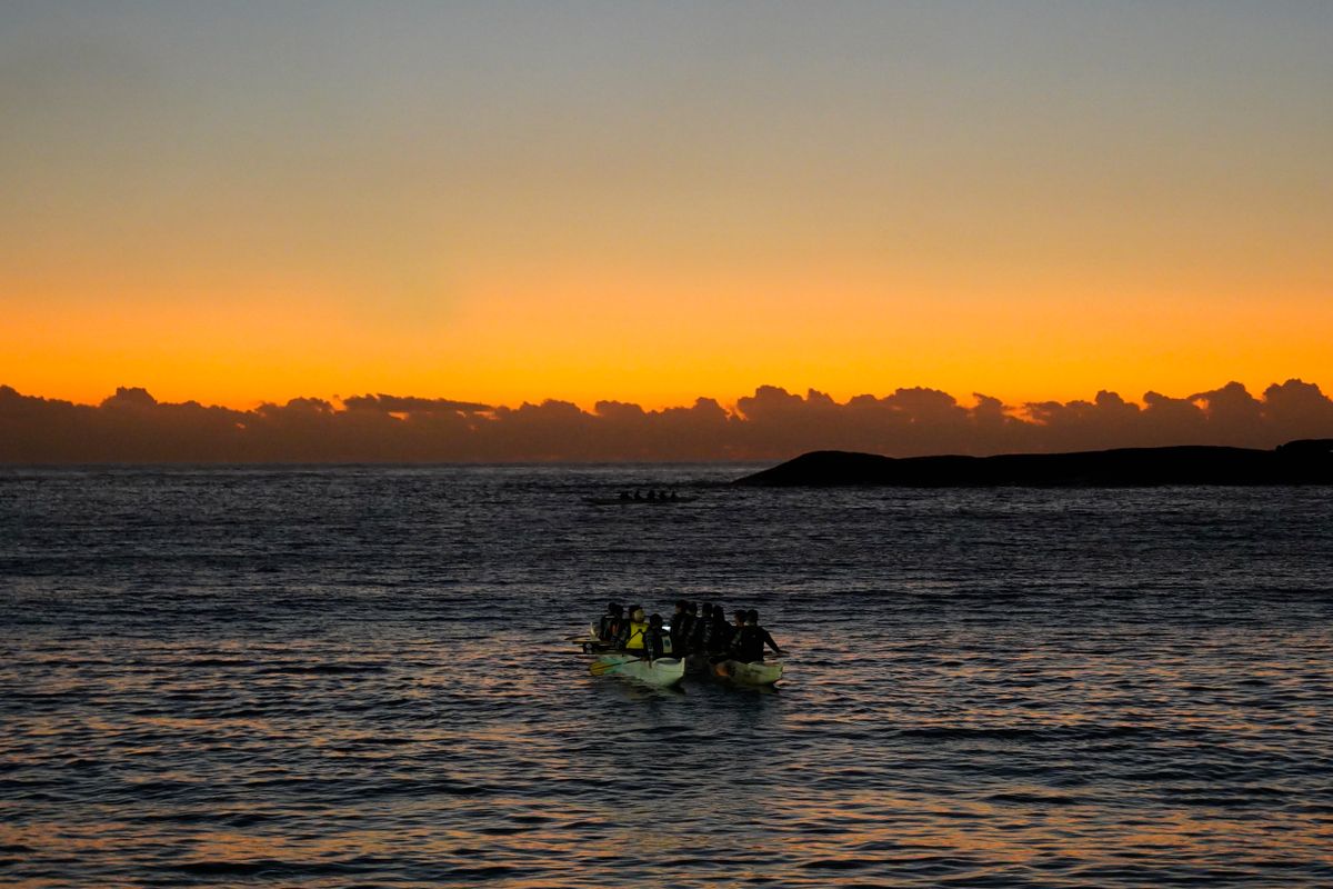 Sentindo na Pele, canoa havaiana em Vila Velha por Fernando Madeira