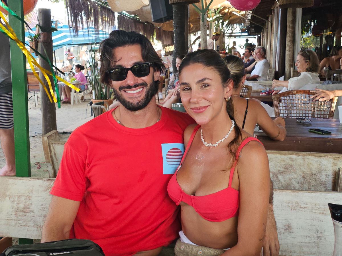 Henrique Vigna e Monique Ferolla