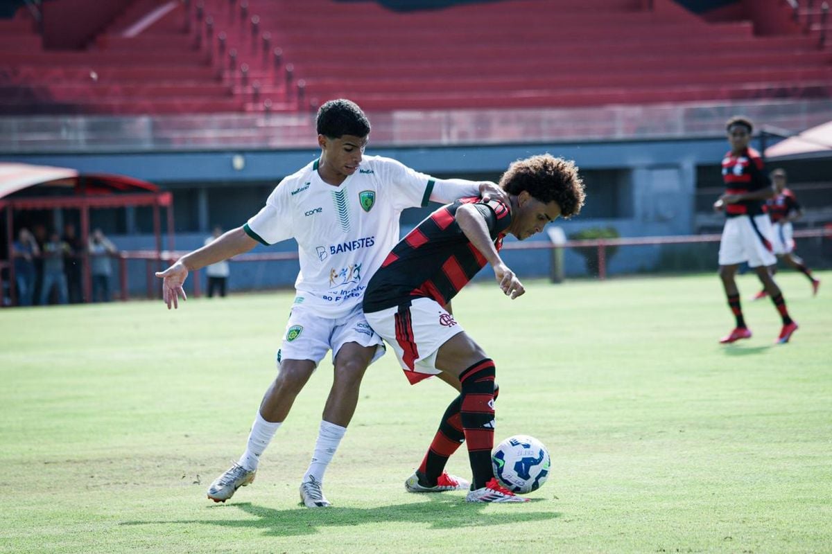 O Porto Vitória foi derrotado pelo Flamengo na Copa do Brasil sub-17