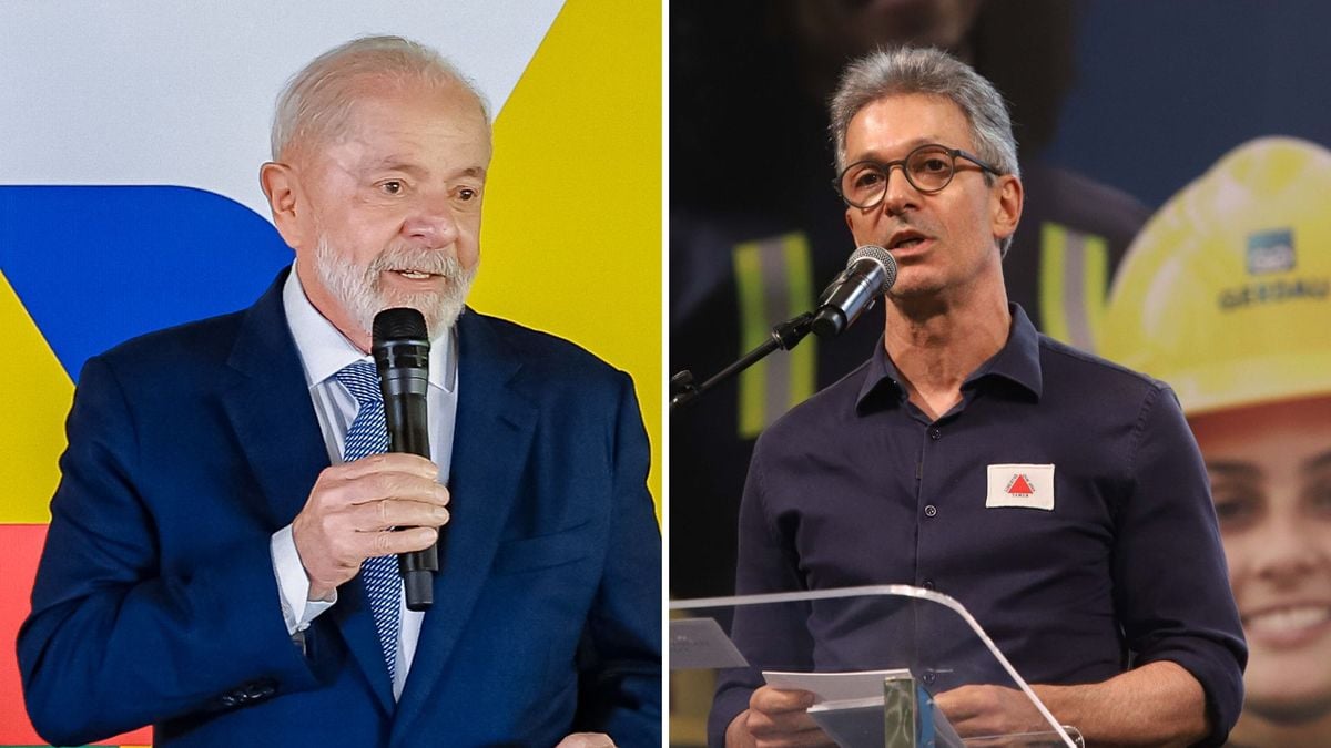 Presidente Luiz Inácio Lula da Silva e governador de Minas Gerais, Romeu Zema