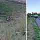 Imagem - Motociclista perde controle e cai de ribanceira em Atílio Vivacqua
