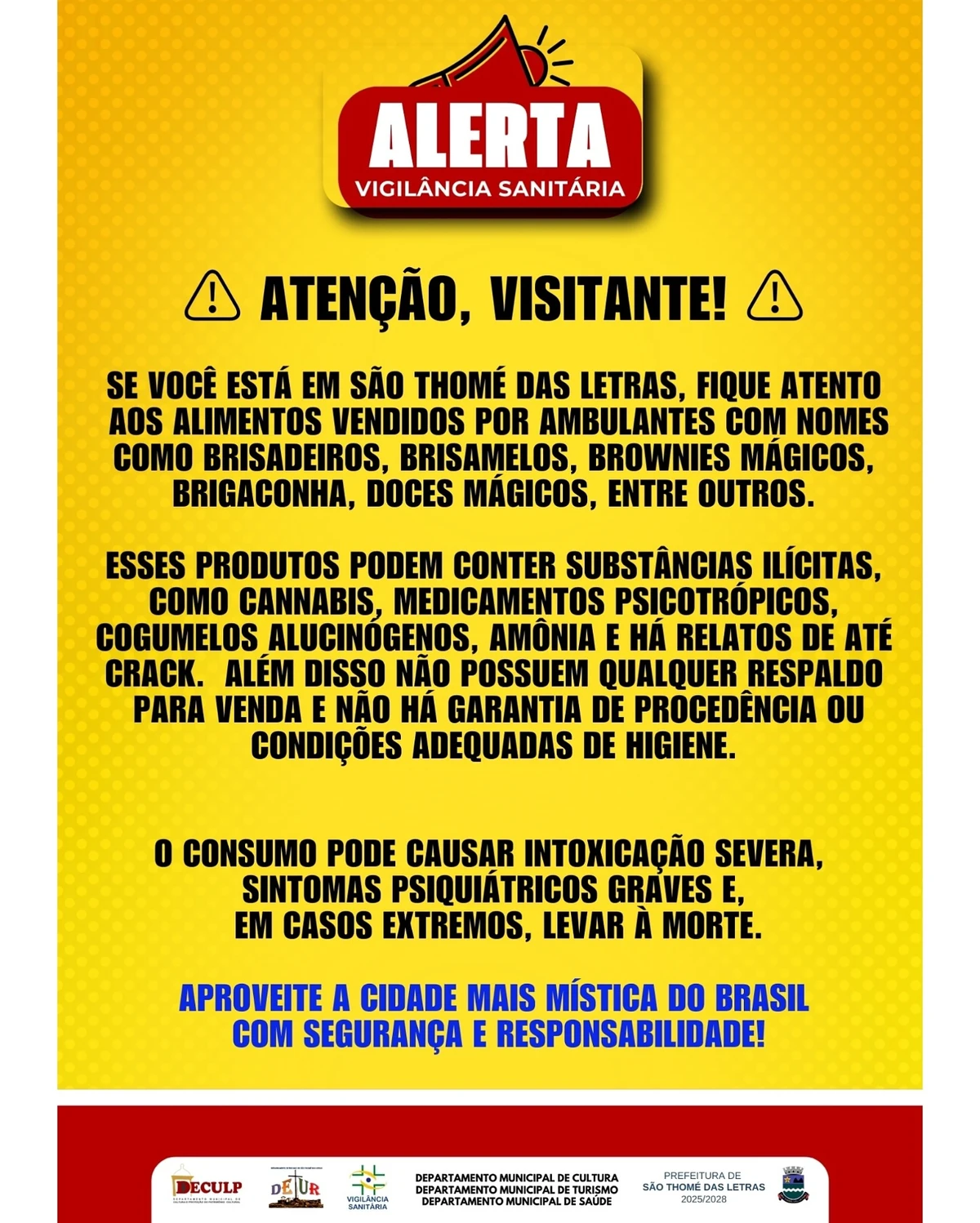 Prefeitura de MG alerta sobre consumo de 'doces mágicos' após intoxicações