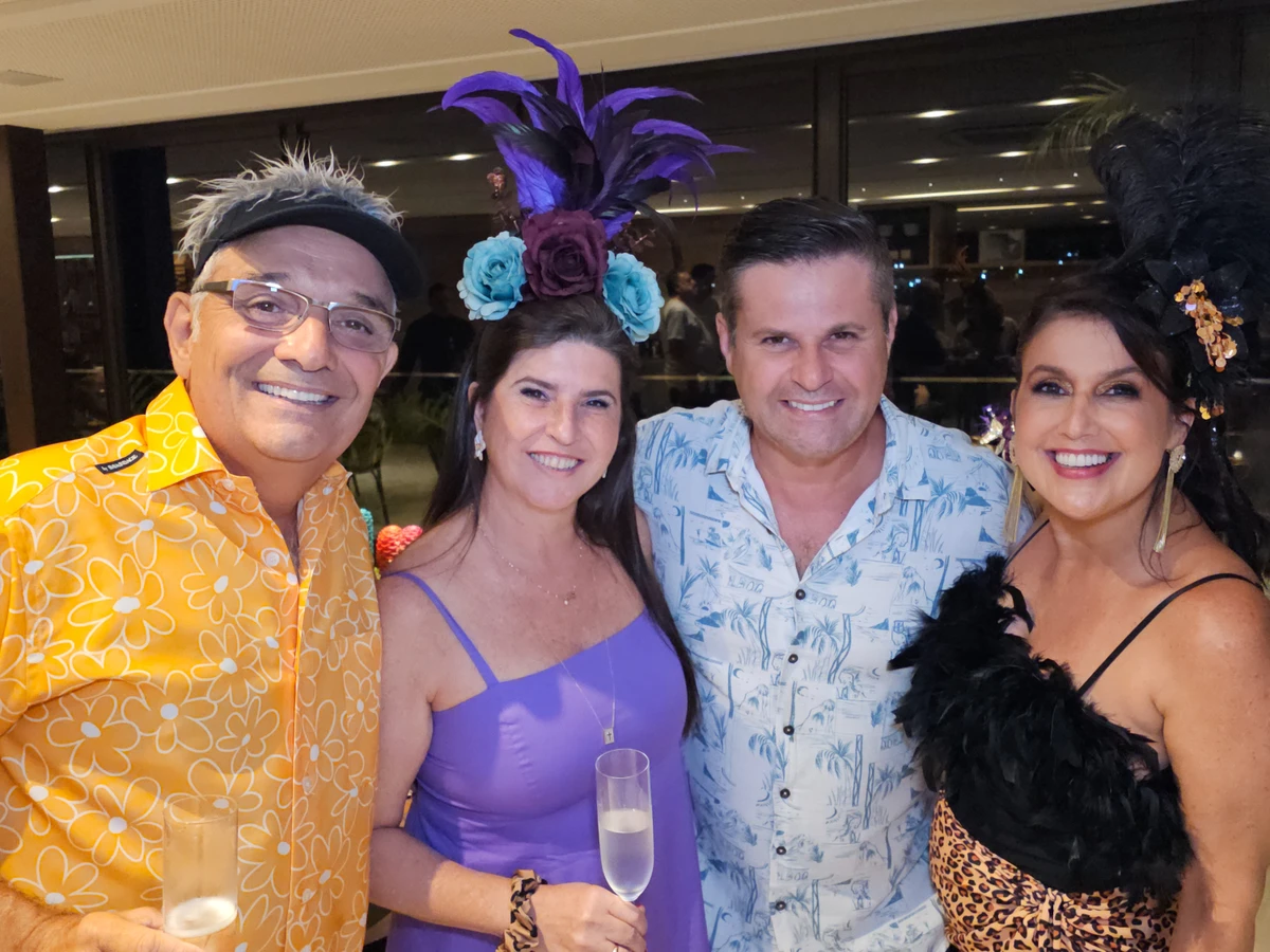 Augusto Pacheco, Carla Lacerda, Jonas Giacomin e Renata Rasseli