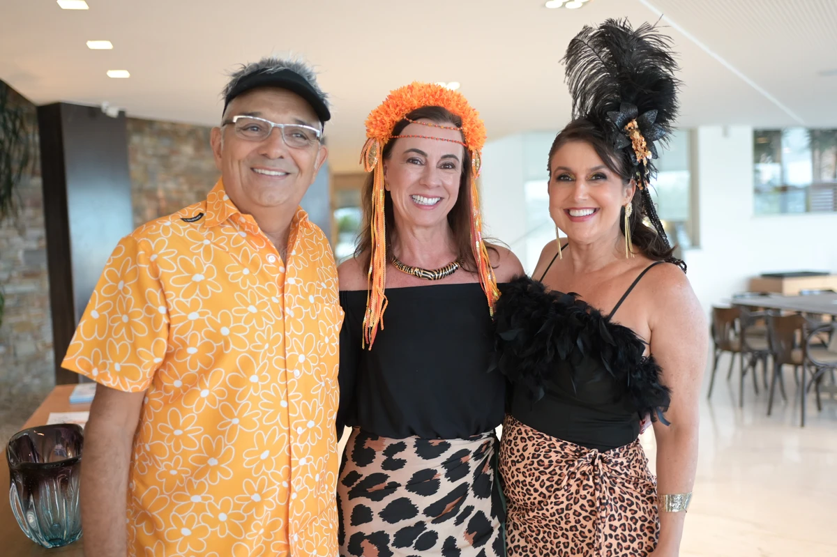 Augusto Pacheco, Luciana Almeida e Renata Rasseli