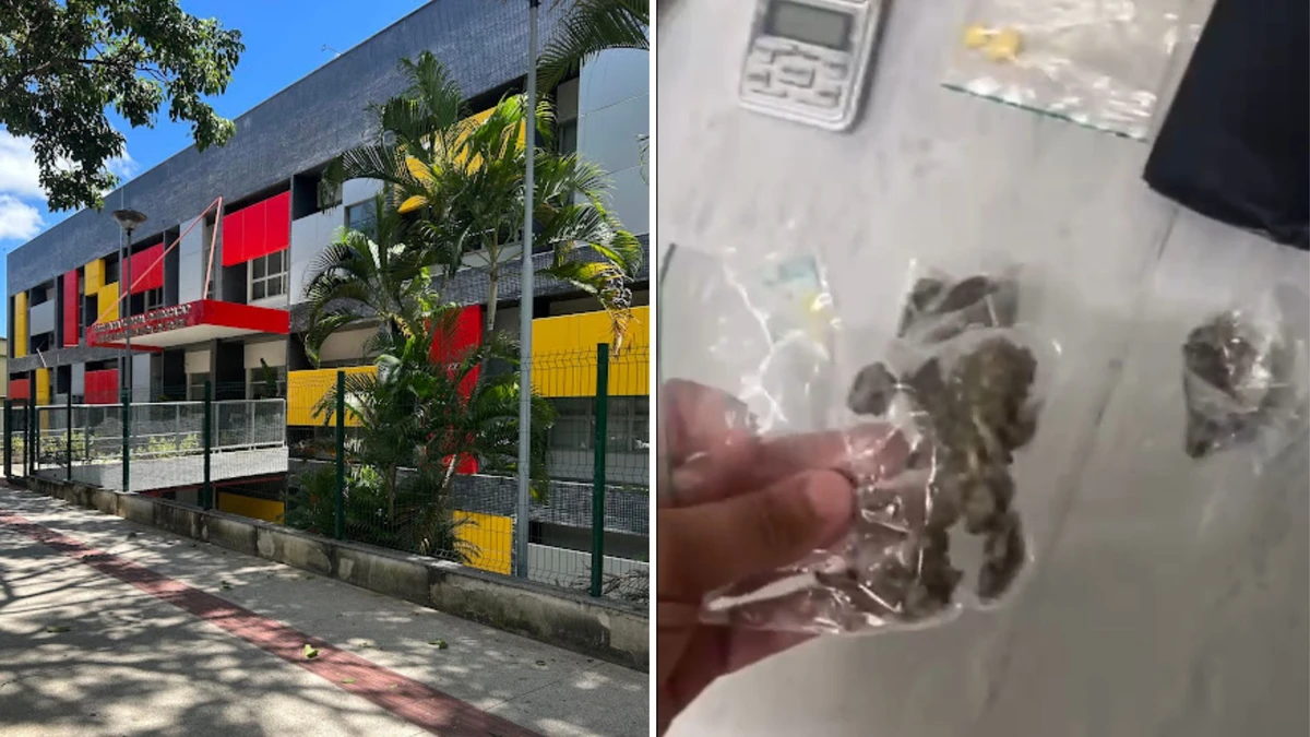 Drogas apreendidas no prédio da Secretaria de Saúde