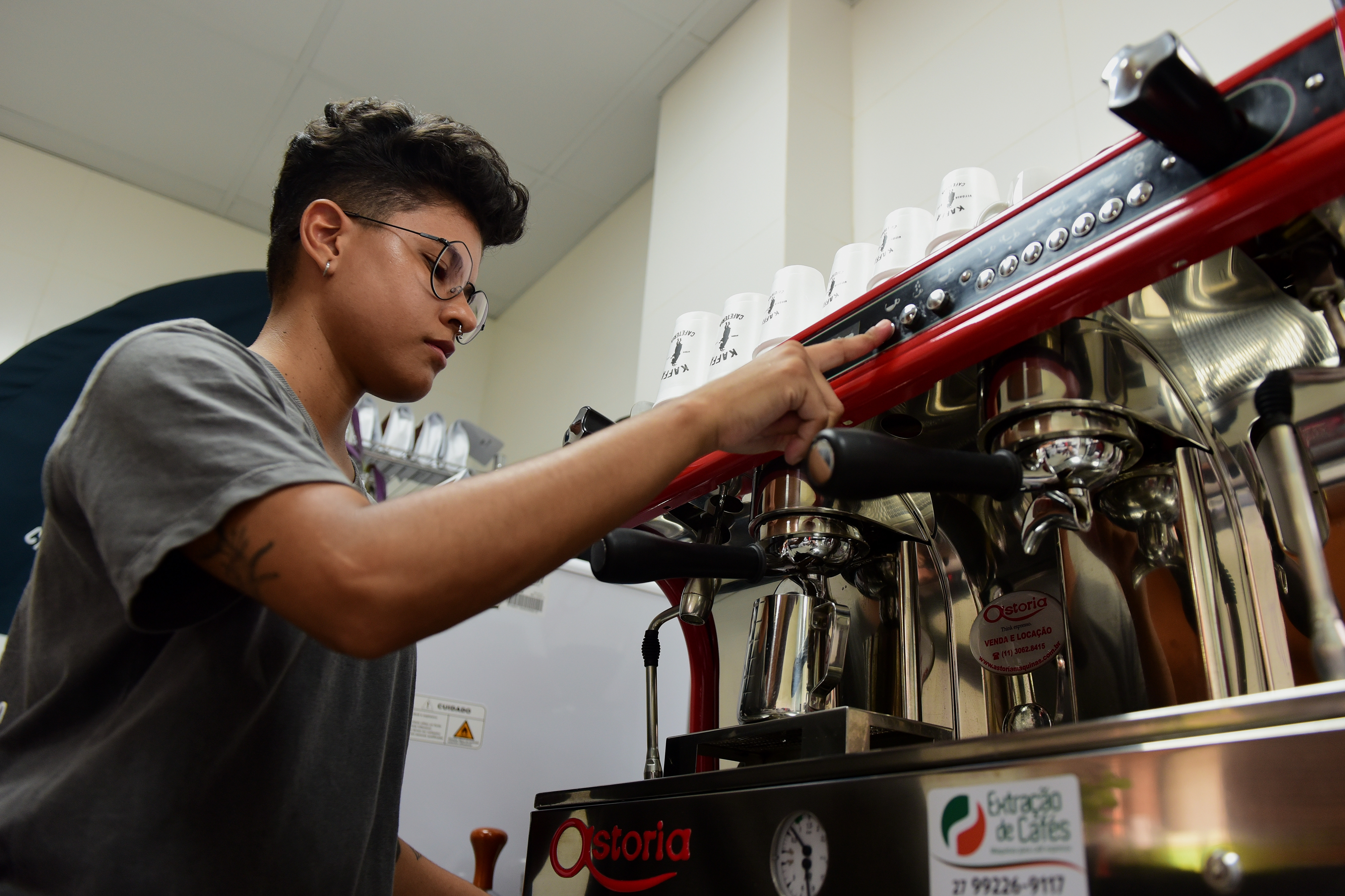 Cardápio tem seis opções de espresso Foto por Fernando Madeira