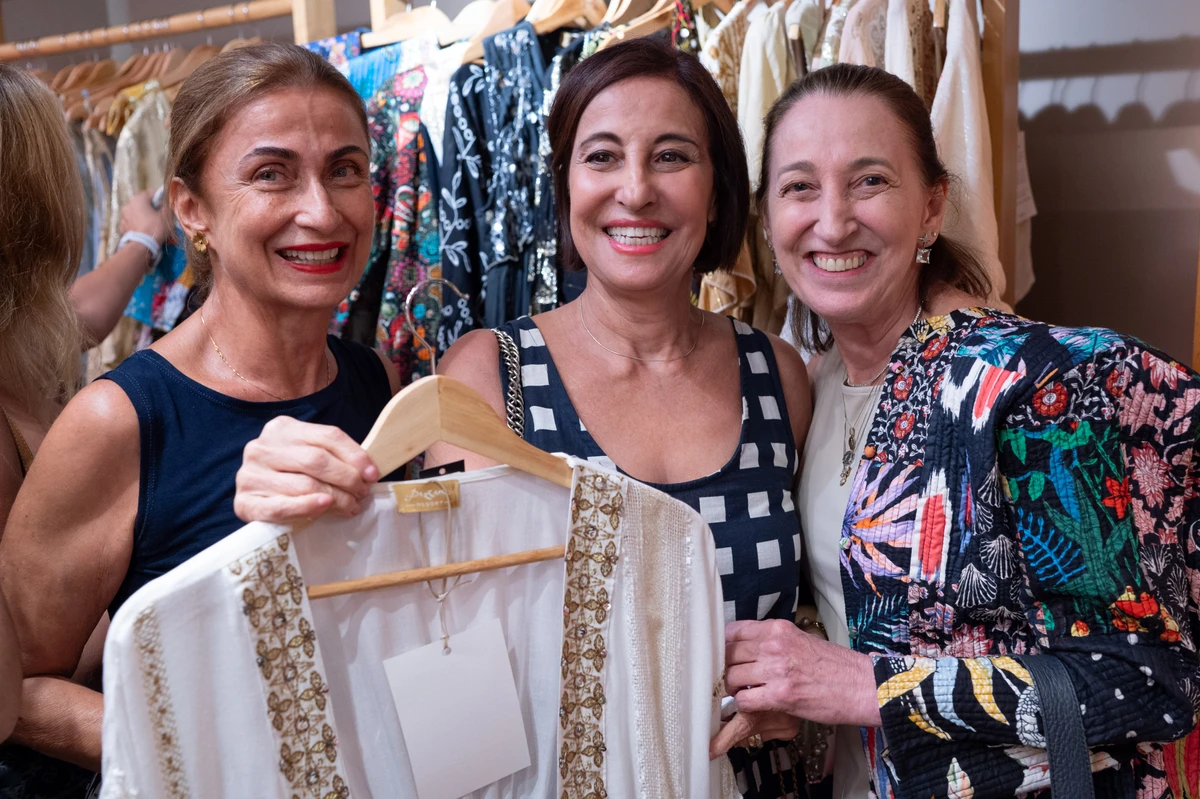Maria Tereza Nader, Angela Sandri e Marilia Celin