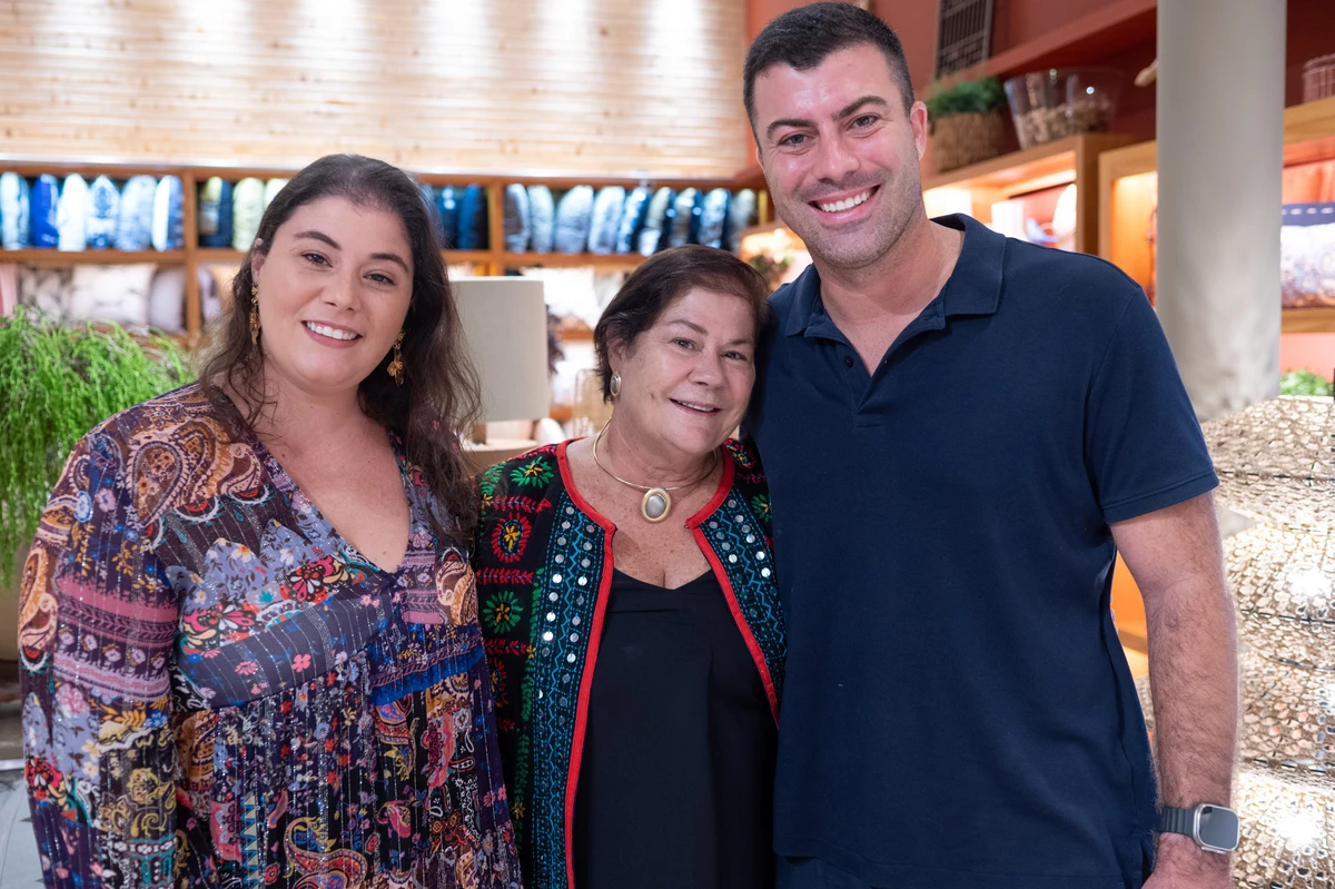 Mila, Virginia e Victor Casagrande