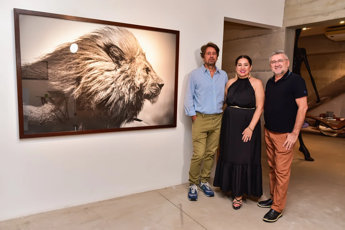 Christian Cravo,  Gorete Thorey e Geraldo Lino