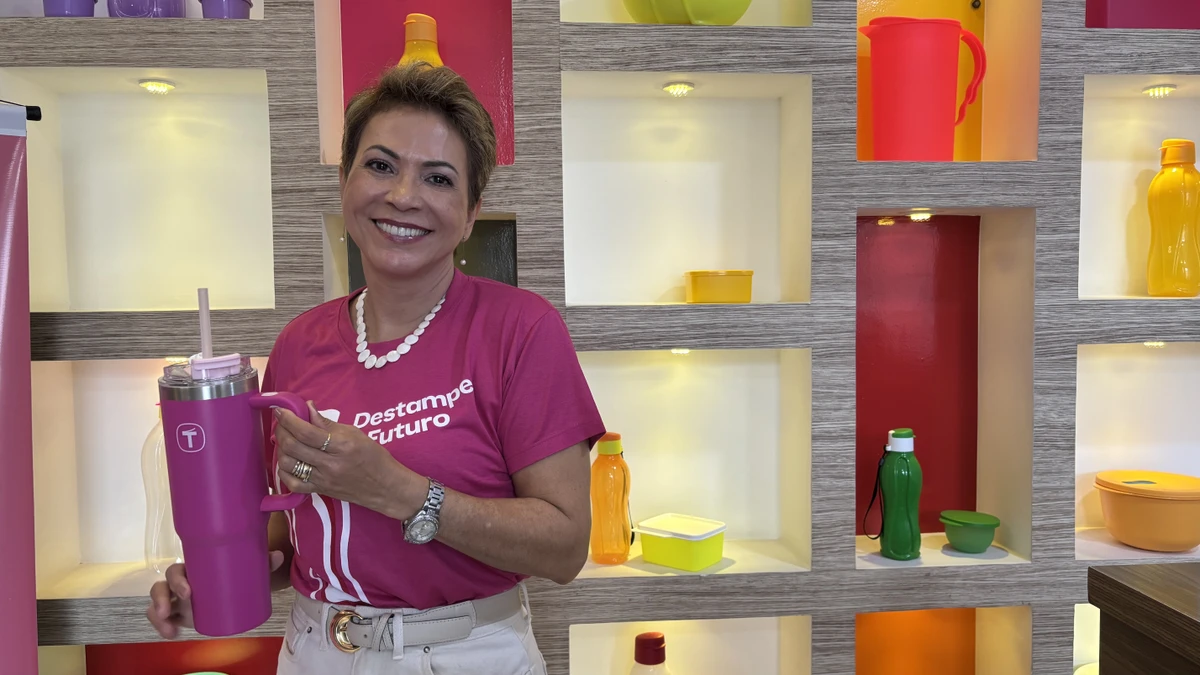 Gerusa Santana, distribuidora Tupperware