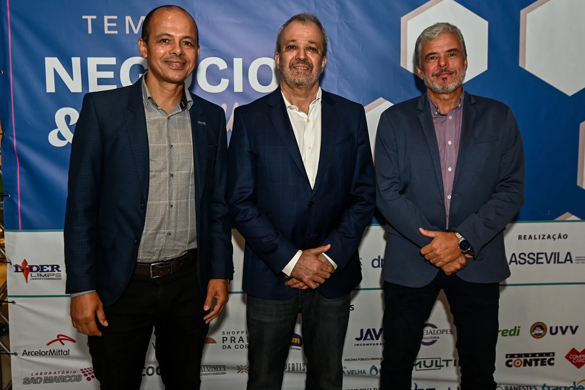 Ezequiel Nascimento, Marcelo Santive e Marcos Kneip