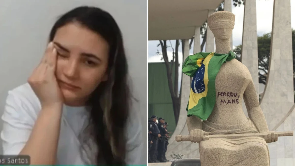 Débora Rodrigues dos Santos – a mulher que pichou a estátua 