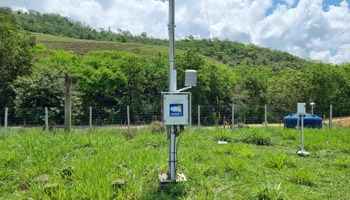 Estação meteorológica do Inmet em Alegre, no Sul do ES