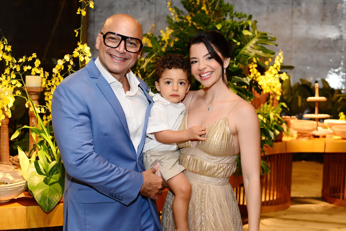 Marcos, Camila e Miguel Murad