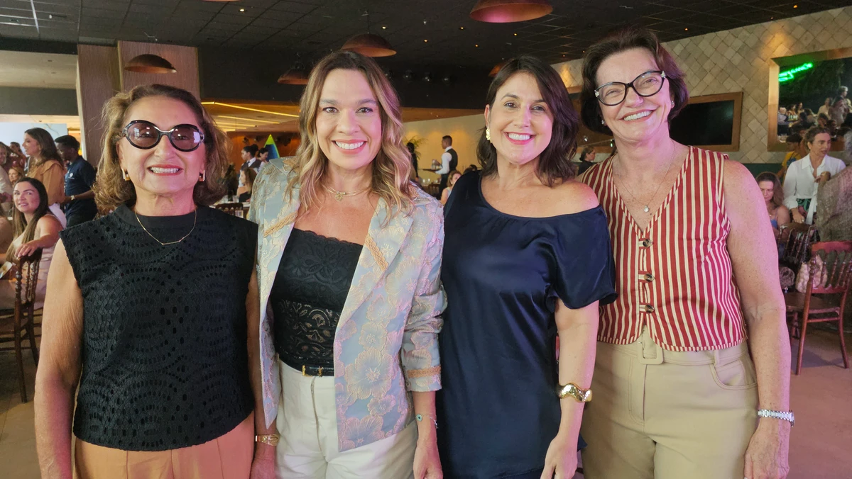 Nazaré Neves, Andréia Lopes, Renata Rasseli e Eulália Chieppe
