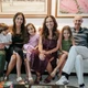 Fernanda Serrão Coser, o marido Egydio, a filha Marina e o genro Nelson Saldanha e netos
