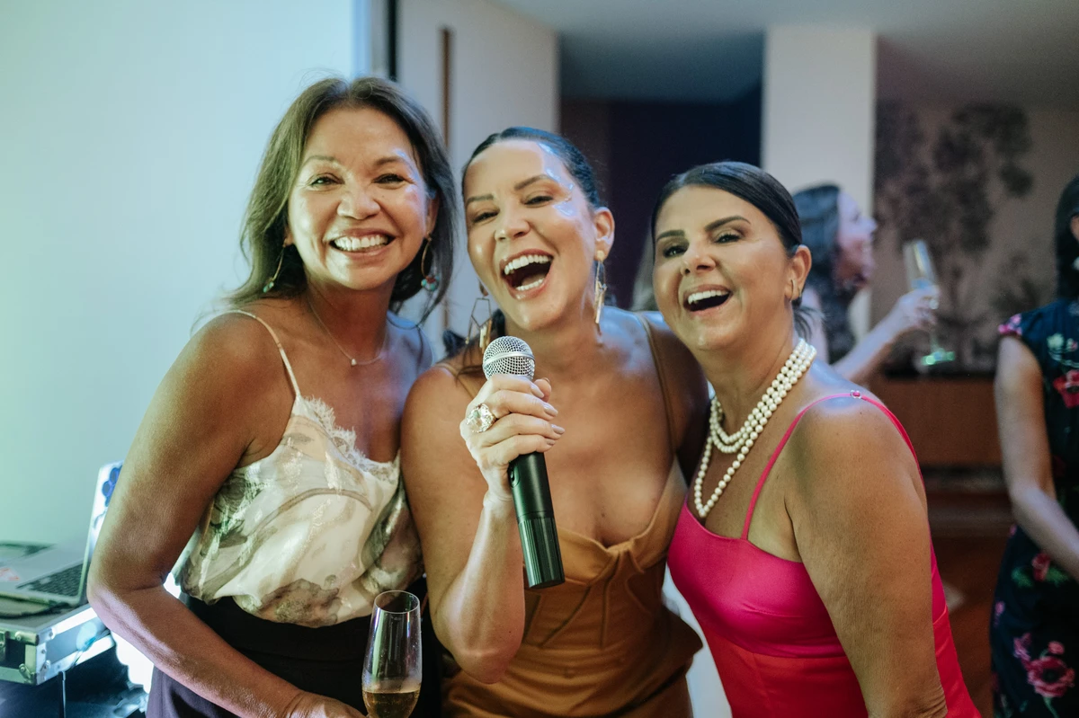 Ana Clark, Heliene Del Esposti e Jane Abreu