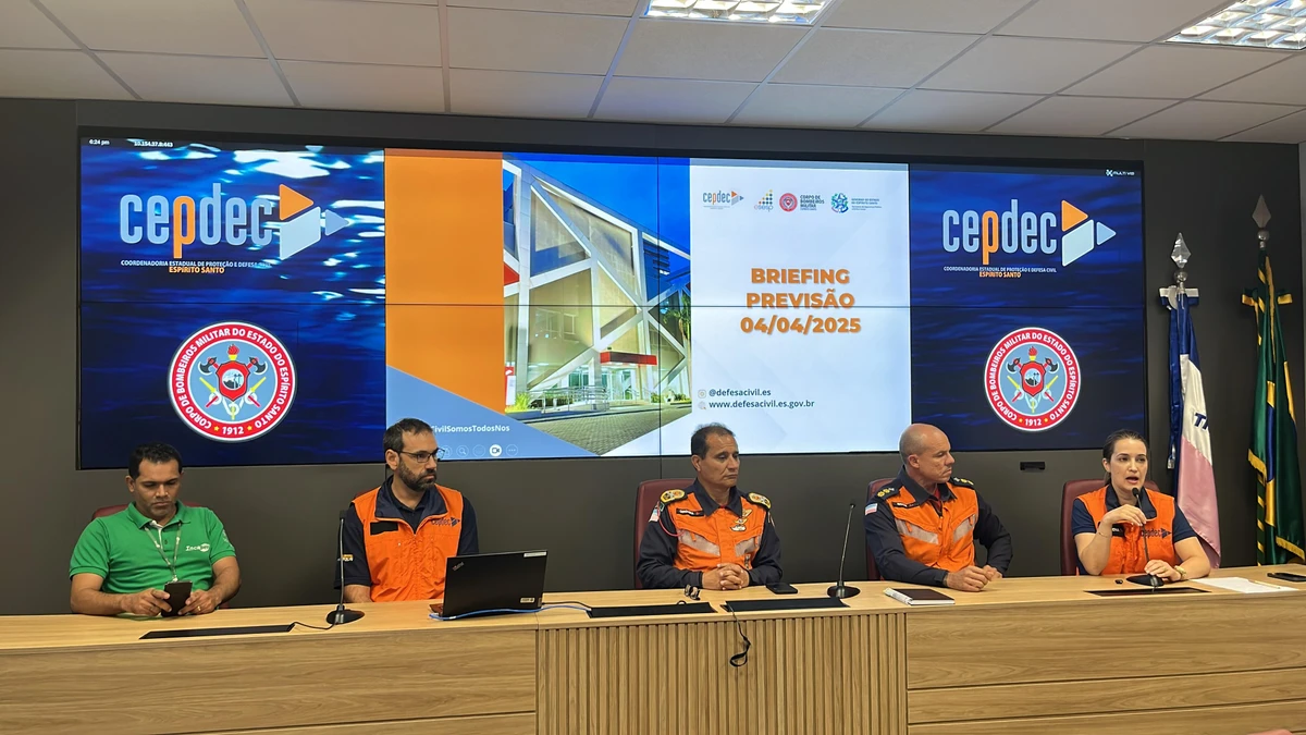 Defesa Civil e meteorologistas alertam para riscos de chuva intensa no ES