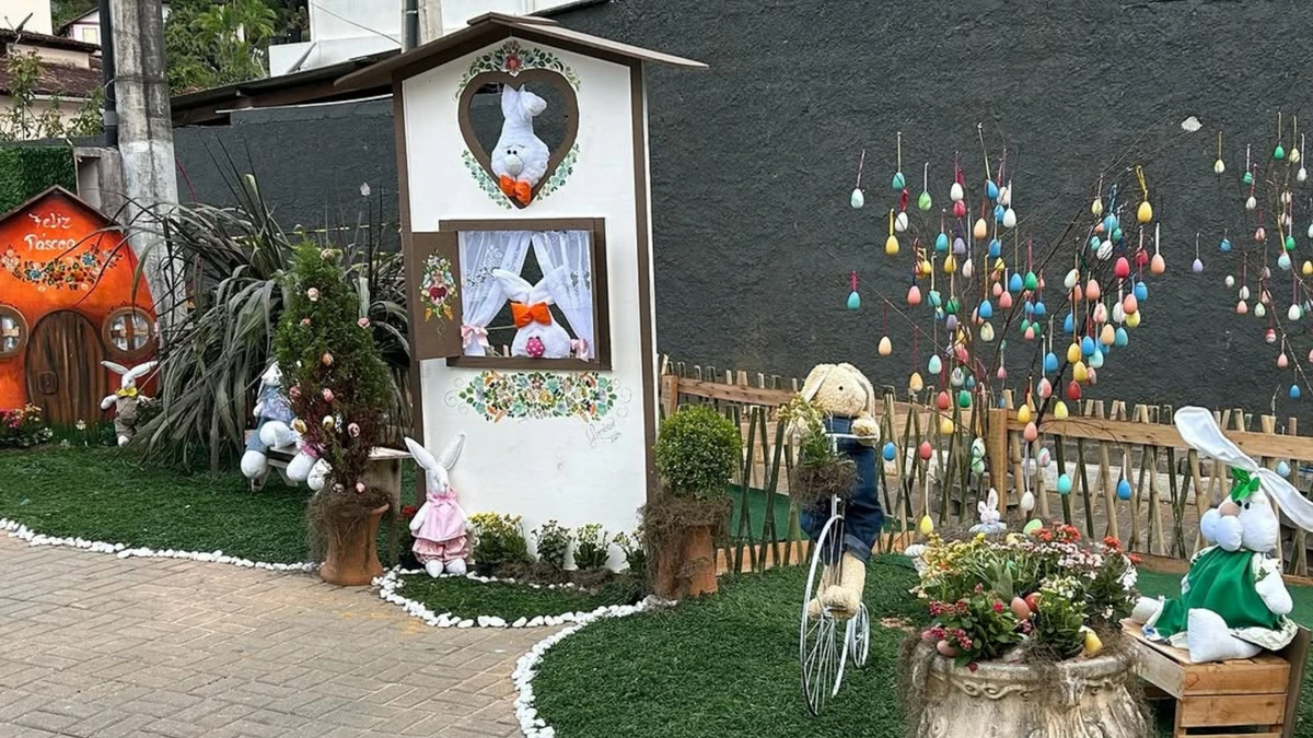 Jardim da Páscoa em Domingos Martins