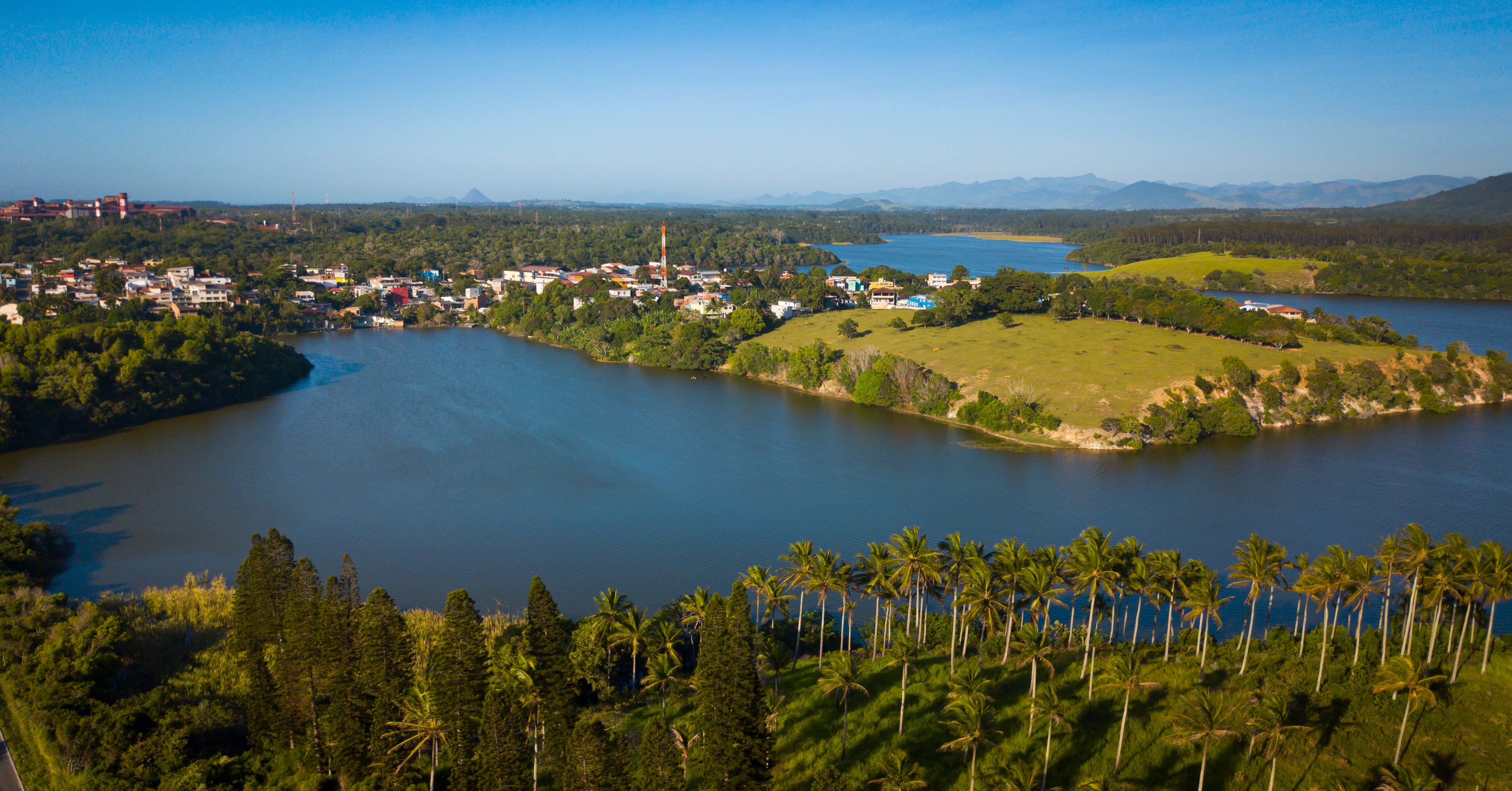 Lagoa de Mãe-Bá em Anchieta, no Litoral Sul do Espírito Santo 