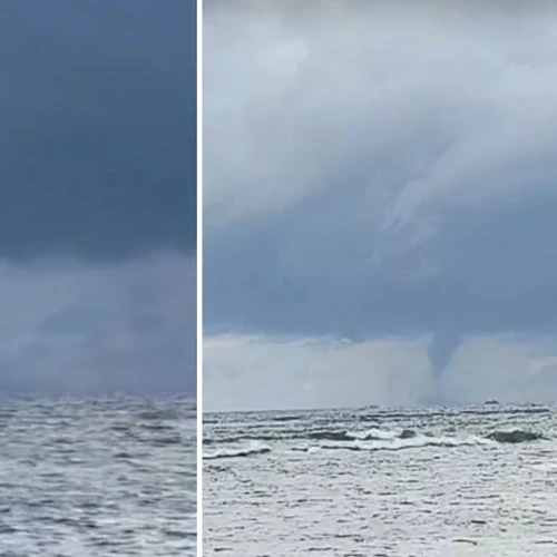 Imagem - Tromba d'água surpreende banhistas em praia de Aracruz; veja vídeo