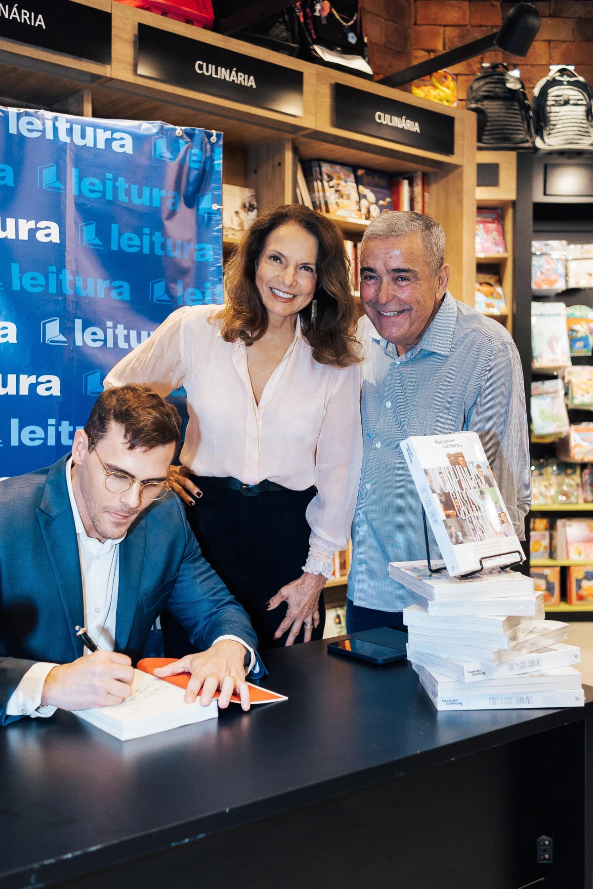 Fernando Carreiro e Naciene e Marcus Vicente 