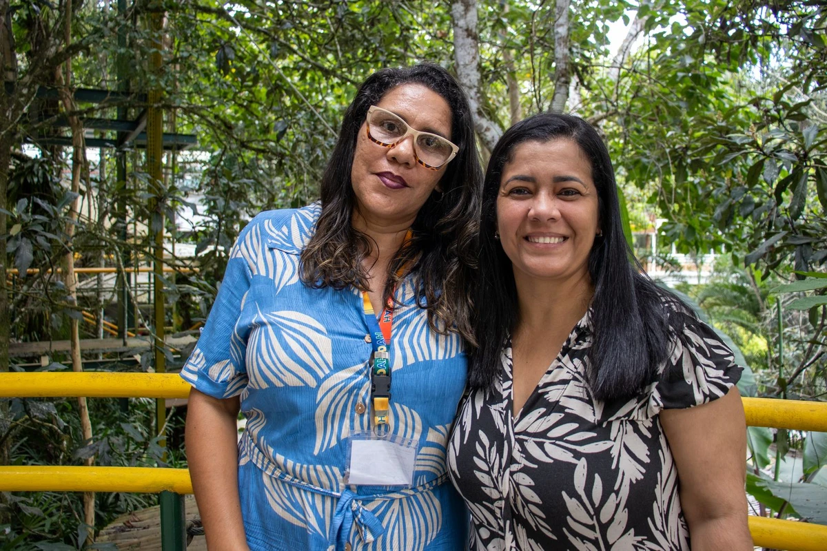 Miriam Rezuski e Juliana Muniz (respectivamente), são professoras para as classes na ICM