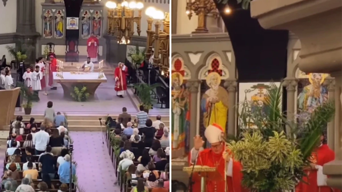 Domingo de Ramos na Catedral de Vitória por Arquidiocese de Vitória 