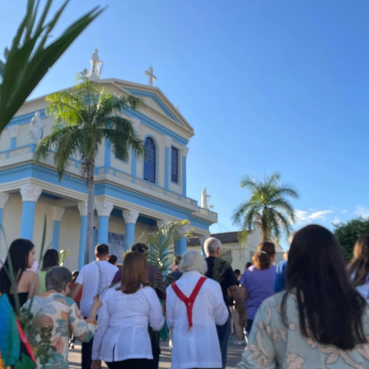 Domingo de Ramos na Igreja Matriz, Paróquia São Francisco de Assis, em Barra de São Francisco  por Paróquia São Francisco de Assis