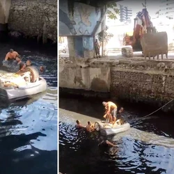 Dos homens que ajudaram no resgate de motorista em meio à água suja, pelo menos seis estão em situação de rua e serão monitorados