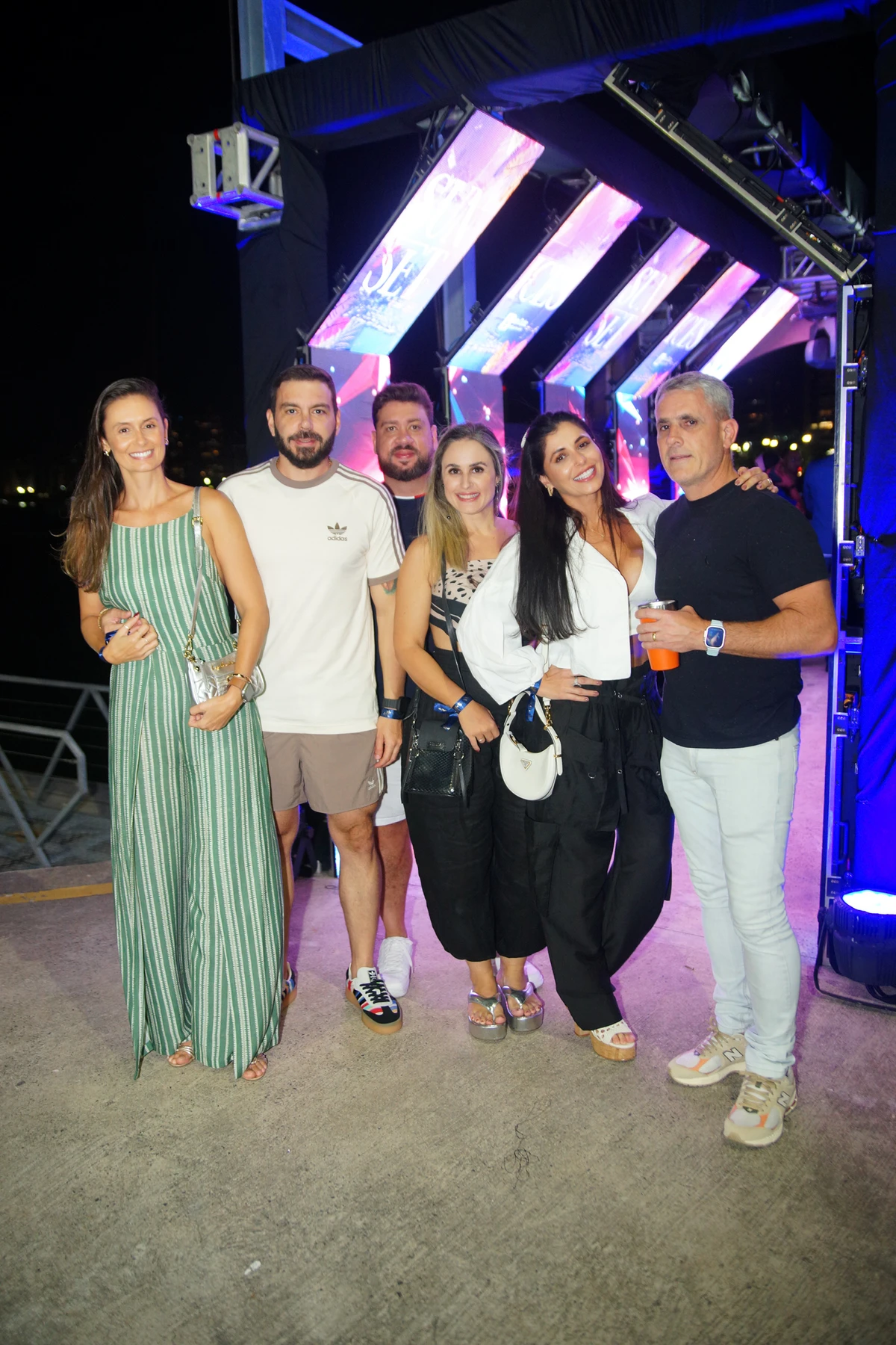 Dree Elle, Allan, Thiago e Bruna Grilo, Monique Vasconcelos e Rodrigo