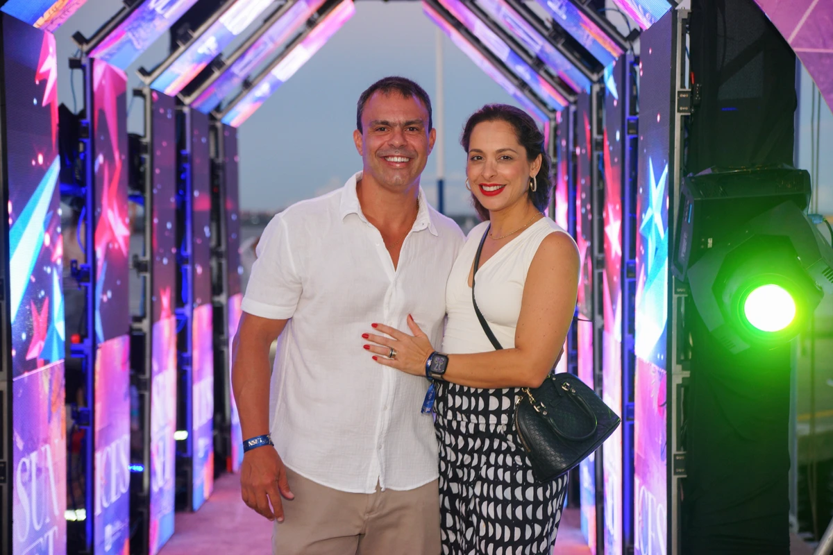 Eduardo Sarlo e Flavia